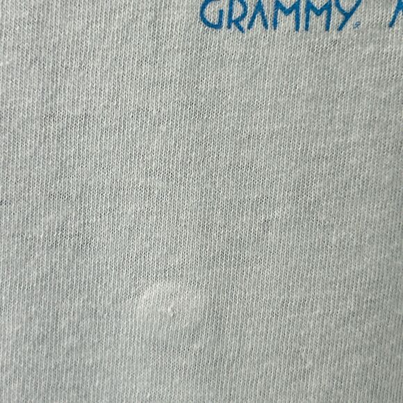 Vintage Grammy Awards Logo T Shirt Mens X-Large 90s Music Made In USA Tee White - Picture 4 of 13